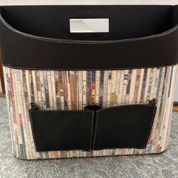 Recycled Newspaper Storage Basket 