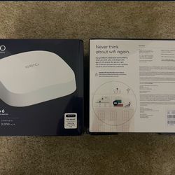 NEW - eero Pro 6 Mesh WiFi Router