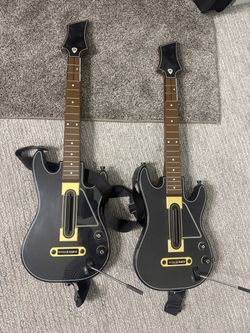 Set of 2 Guitar Hero Live Wireless Guitar Controllers (Universal Frame)