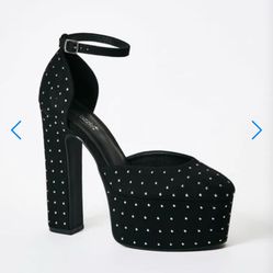 Studded Platform Heels