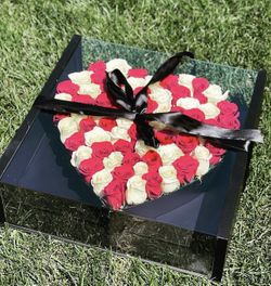 50 Rose Heart Box 