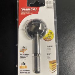 Diablo  5/8 in. Dia. x 3-1/2 in. L Steel  Forstner Drill Bit  