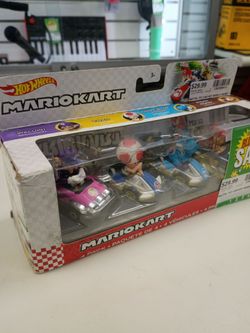 Hot Wheels Mario Kart 4-Pack Die-Cast Cars