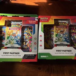 Pokemon first partner illustration collection