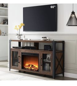 Tv Stand With Fire Place