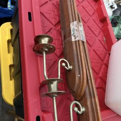 Wooden Candle Holder 