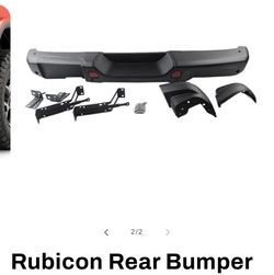 2018+ Jeep Rubicon Rear Bumper