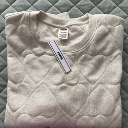 Pink Victoria Secret Women's Sweatshirt Size L/G Brand New