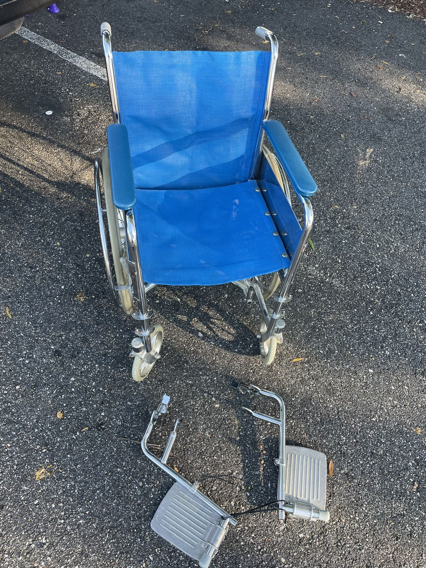 Wheelchair And Footrest