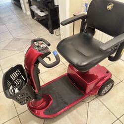 Golden Technologies Red HD 3 Wheel Elevating Scooter