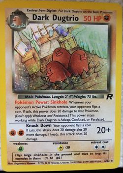 Pokemon.Dark Dugtrio