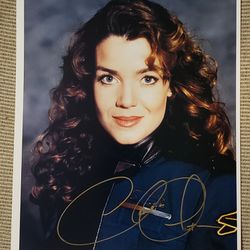 CLAUDIA CHRISTIAN signed/autograph color photo, 8x10 - Babylon 5 "Susan Ivanova"