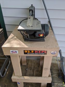 Sears scroll saw with stand