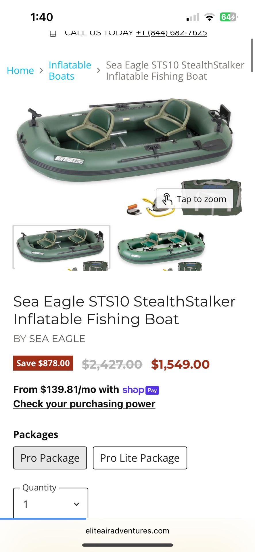 Sea Eagle Fishing Boat