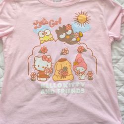 Hello Kitty And Friends Pink Tee Shirt 