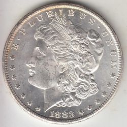 1883-CC MORGAN SILVER DOLLAR 