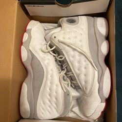 Air Jordan 13 Retros Gs Grey And White