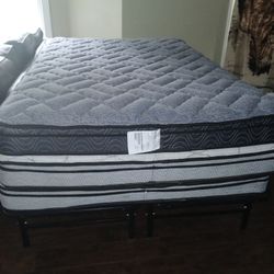 Full Size Matress Set & Frame