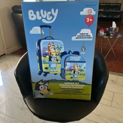 Bluey Carry On Luggage Set 