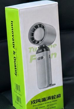 Handheld Turbine Fan in Box