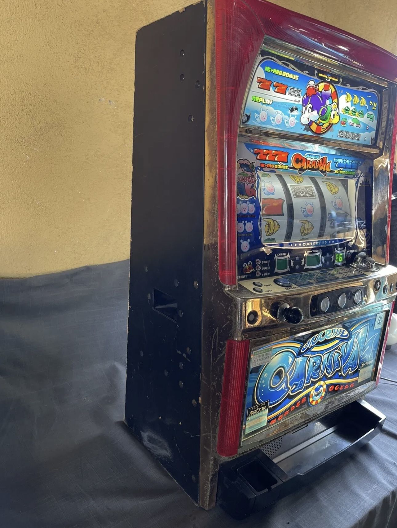 Aristocrat Marine Carnival Pachislo Japanese Slot Machine for Sale