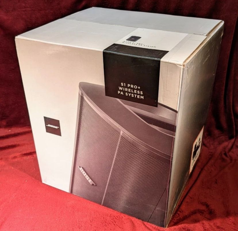 Bose S1 Pro+ Wireless PA Speaker - Black ((contact info removed)) New in sealed box