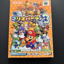 Mario Party 3 Nintendo 64 (Japan Import) – Complete Box No Manual