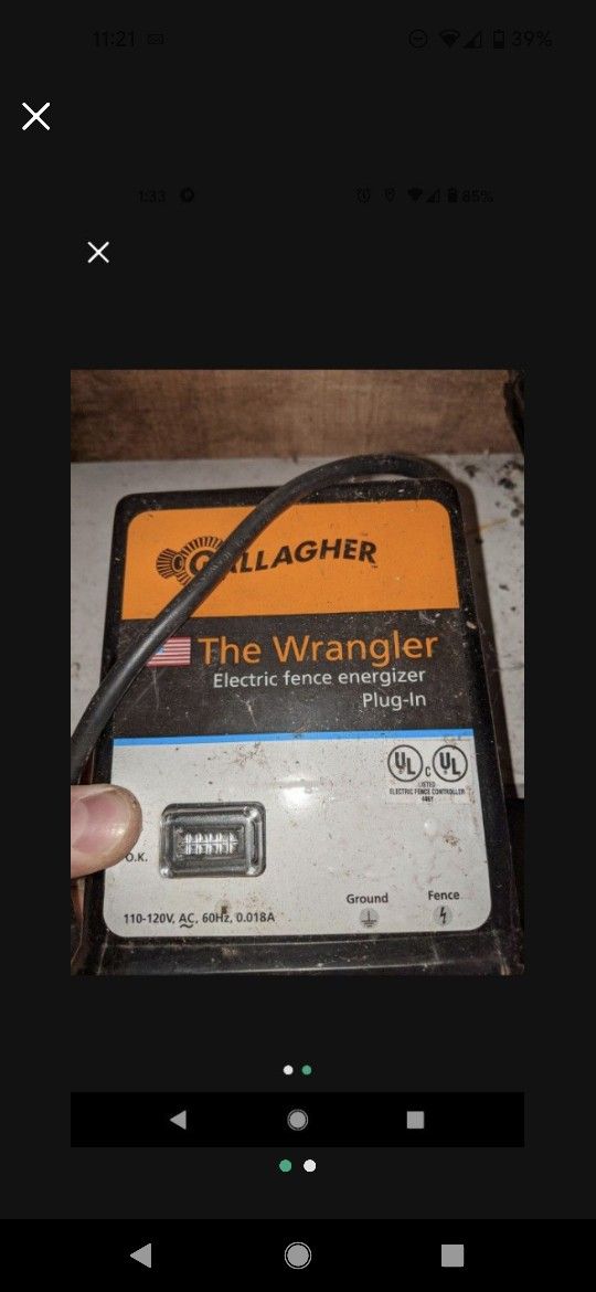 Electric fence Control Box