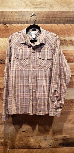 Patagonia Mens L Button Front Longsleeve