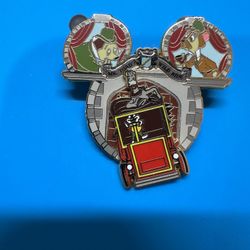 Mr. Toads Wild Ride Mickey Head Disney Pin