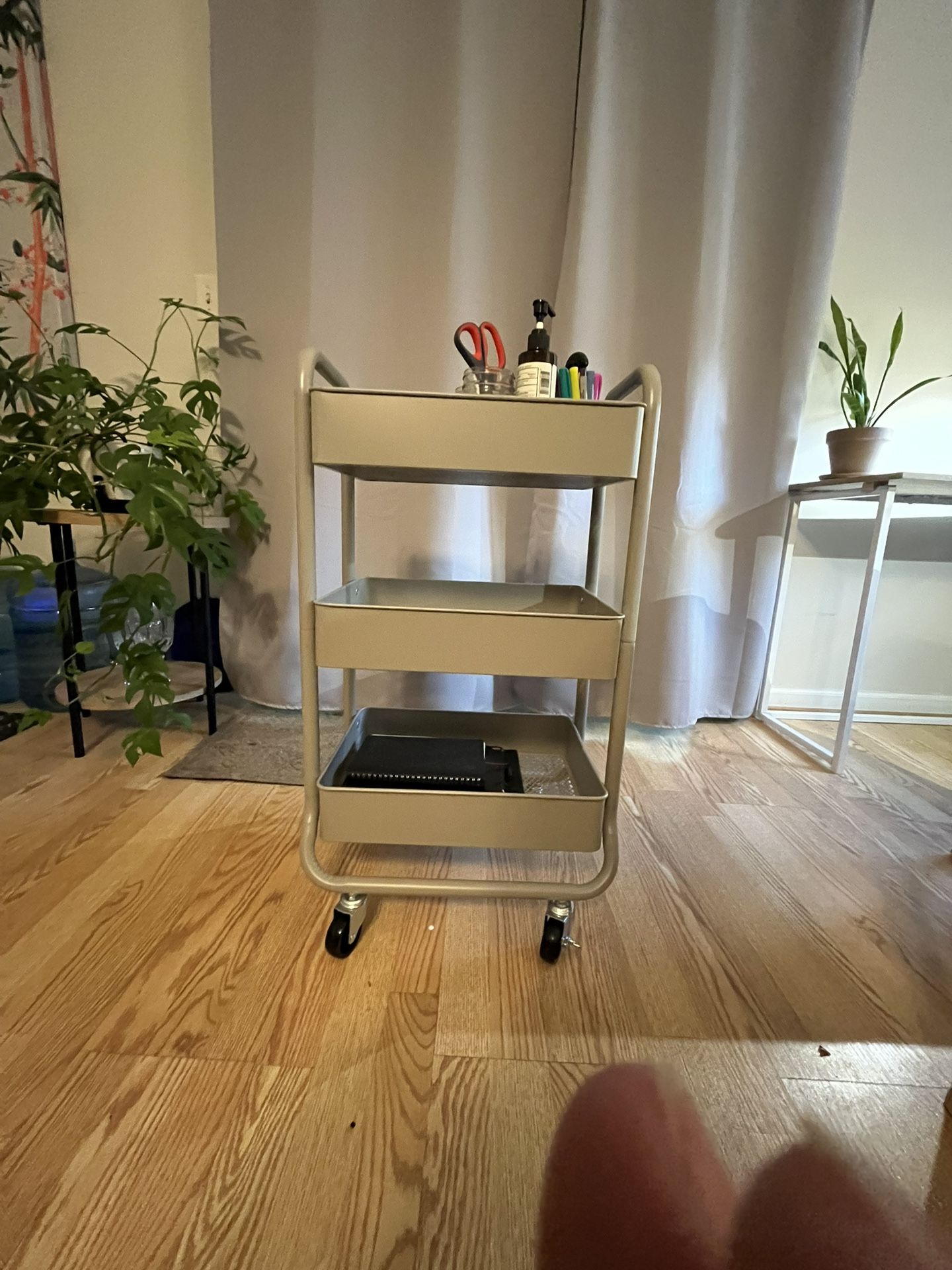Rolling Storage Cart -  Grey