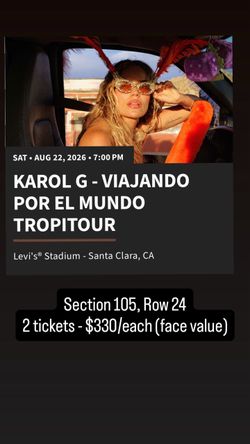 Karol G Tickets