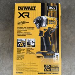 DEWALT 20V MAX XR Cordless Impact Driver (Tool Only) Model # DCF860B 219+ tax at Home Depot   This 20V MAX XR 3-Speed High Torque Impact Driver is eng