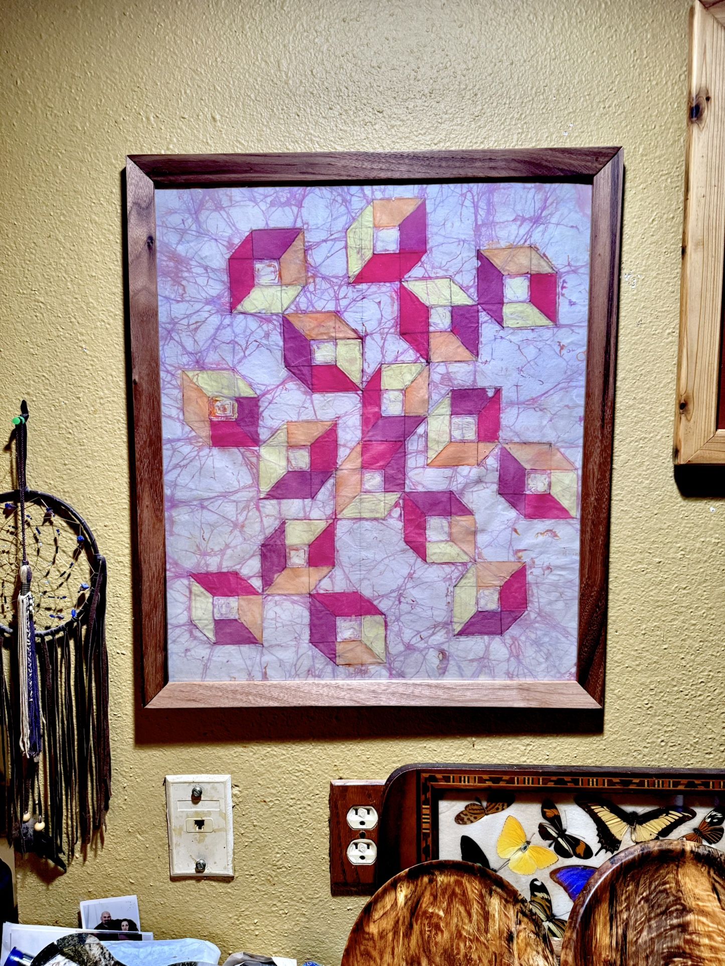 Abstract Cubism Batik