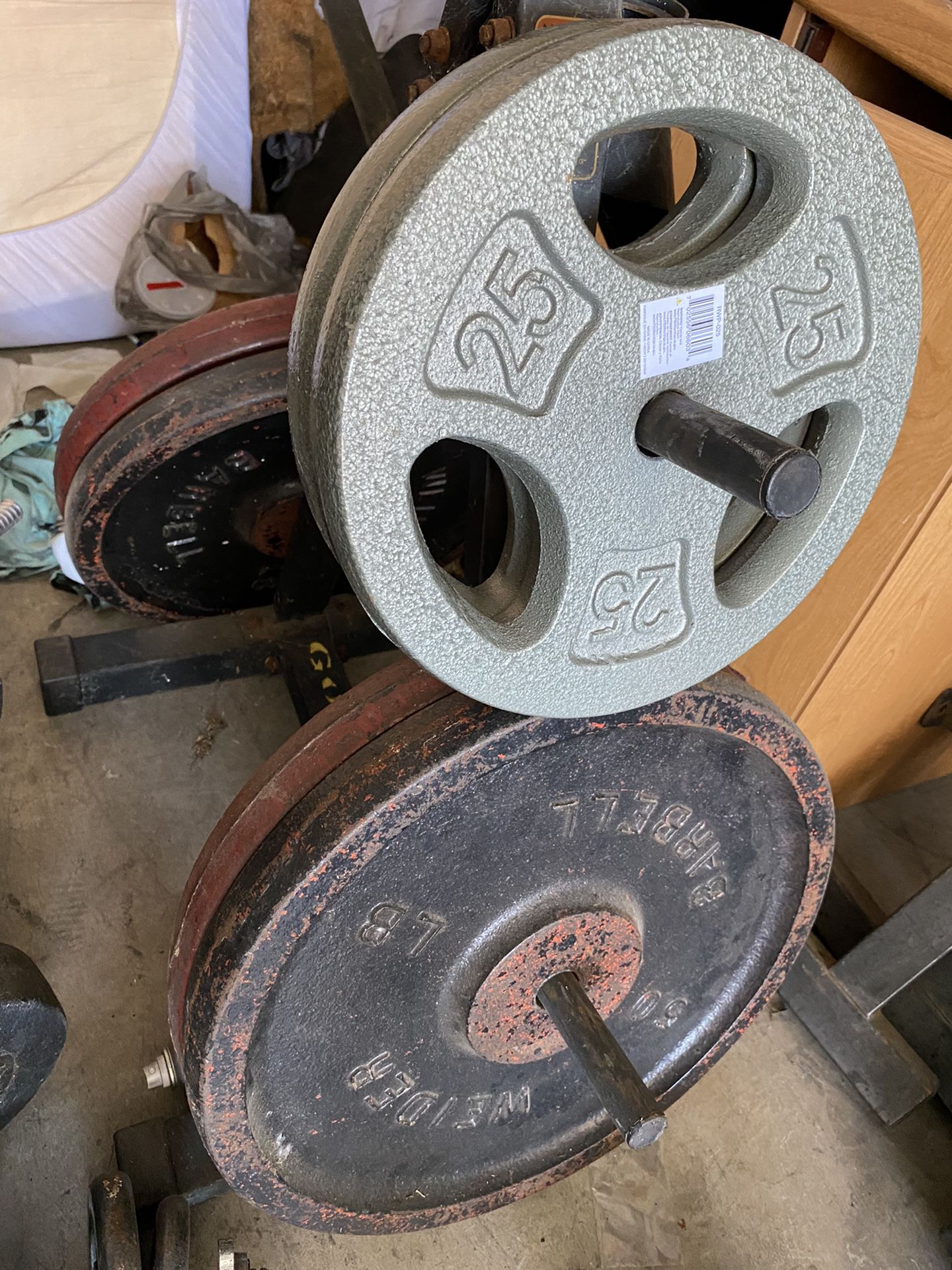 Standard 1 Inch Barbell Plates (70c A Pound )