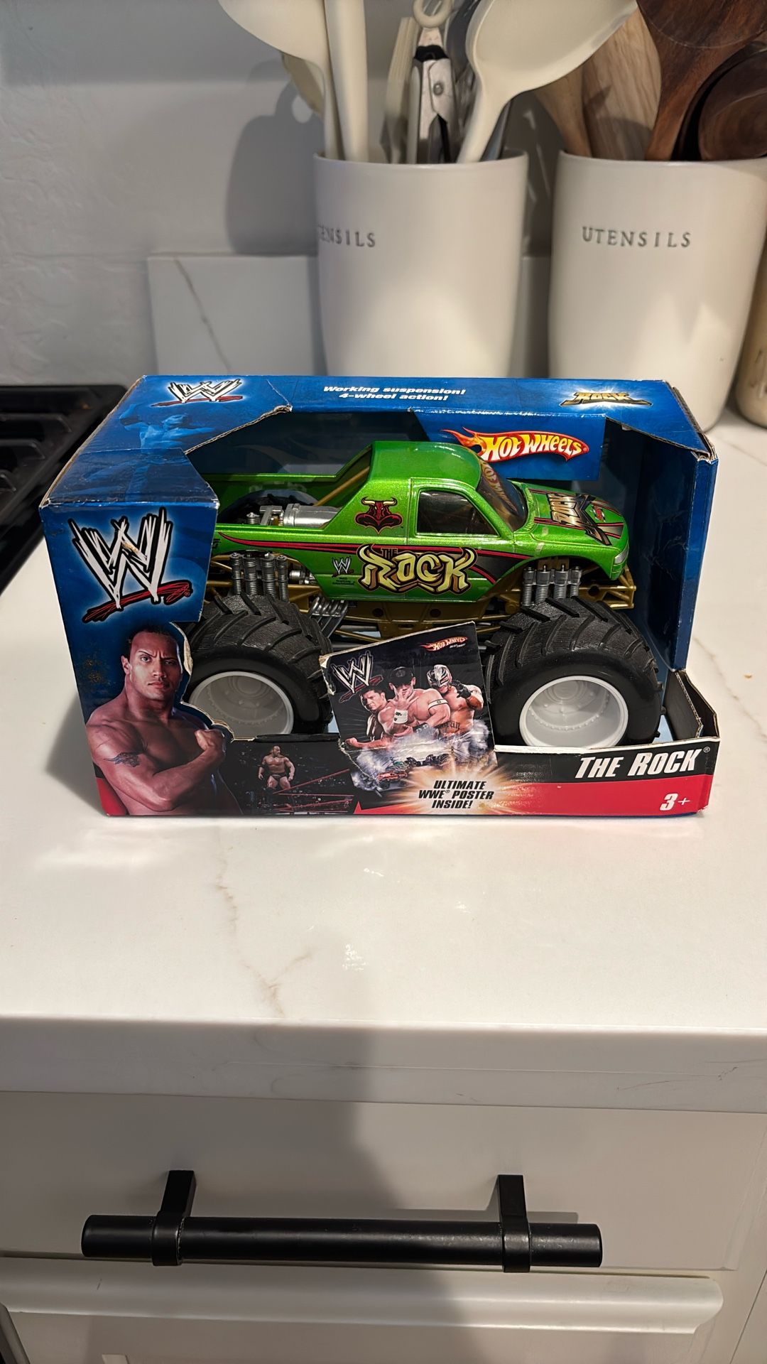THE ROCK MONSTER JAM HOT WHEELS