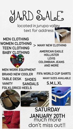 YARD SALE!!
