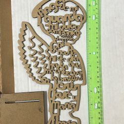 Ángel De Madera 12”