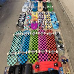 SKATEBOARDS DIFFERENT SIZE AND PRICES 