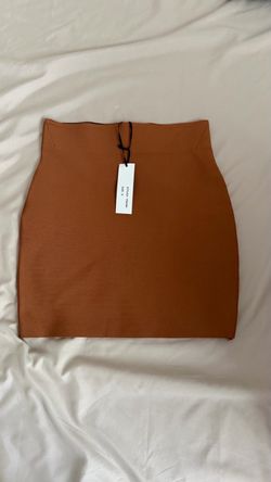 Chocolate brown skirt new.
