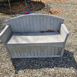 Suncast storage bench