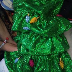 Net XL dog Xmas Tree Dress