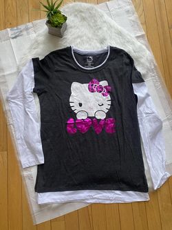 Hello Kitty Junior Long Sleeve T-Shirt XL Youth XL