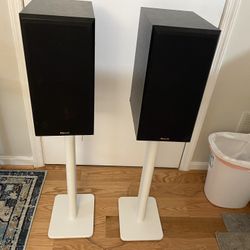 For Sale: Klipsch RP-600M Speakers w/ Kanto Speaker Stands – Excellent Working Condition