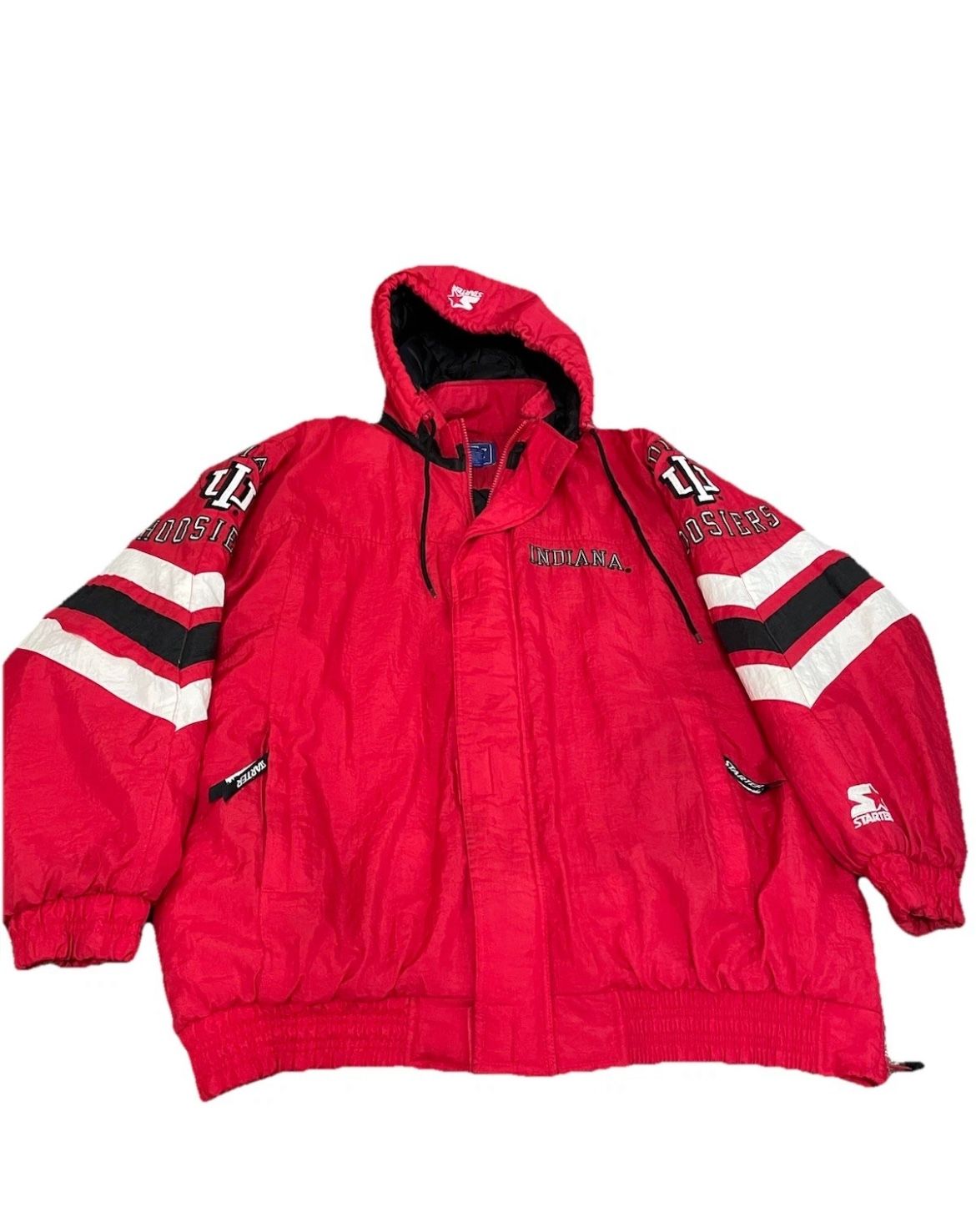 Vintage Starter Indiana Hoosiers Jacket Puffer University Mens Size XL