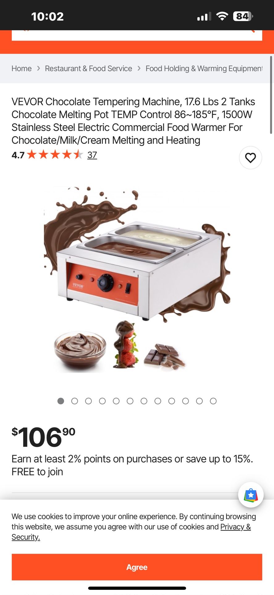 Chocolate Melting Machine 