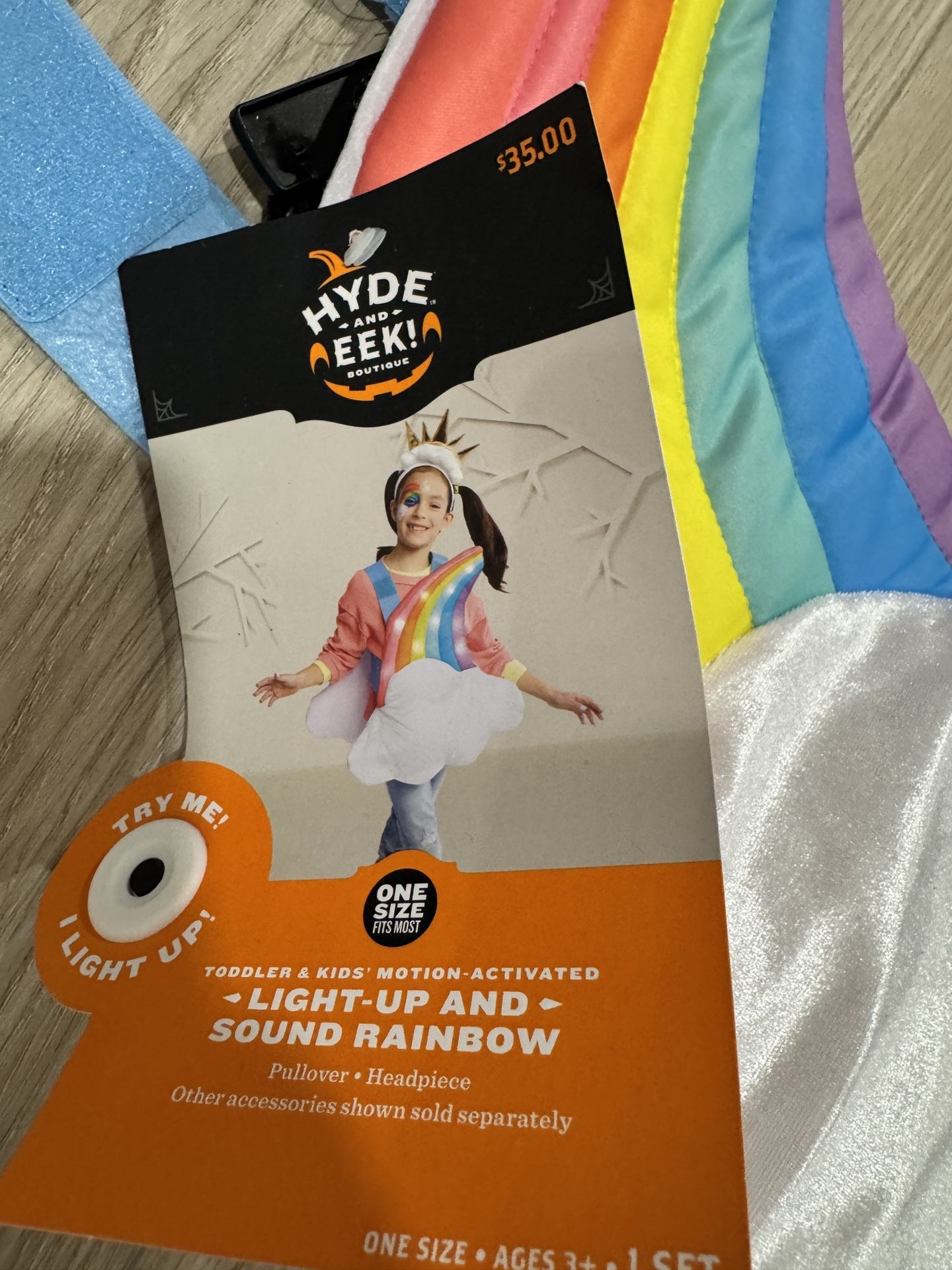 Light Up And Sound Rainbow Costume