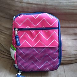  Pink And Blue Lunch bag