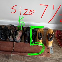 Size Men's 7.5 Shoes Various Prices Tmberlands Bostonian Sebago Docksiders