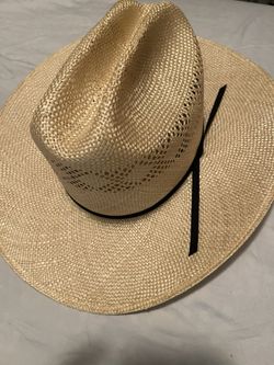Stetson Straw Hat—$45–Size 6 7/8 R. 